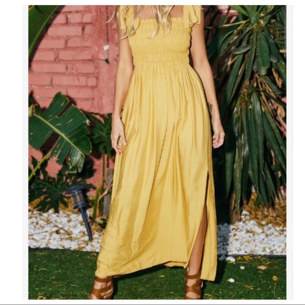 08 Boho  Dress Shoulder tie maxi dress